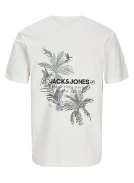 Maillot Jack and Jones Hawaii beige pour homme