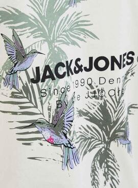 Maillot Jack and Jones Hawaii beige pour homme
