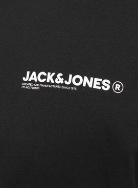 T-shirt Jack and Jones Hawaii noir pour homme