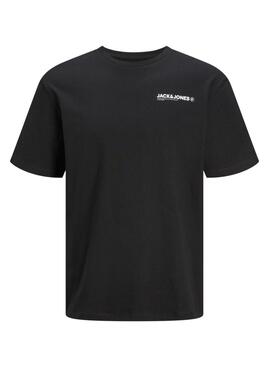 T-shirt Jack and Jones Hawaii noir pour homme