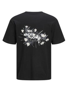 T-shirt Jack and Jones Hawaii noir pour homme