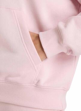 Sweat à capuche New Balance Basic rose pour femme