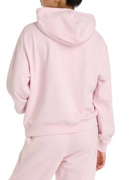 Sweat à capuche New Balance Basic rose pour femme