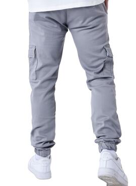 Pantalon Project X Paris gris cargo pour homme