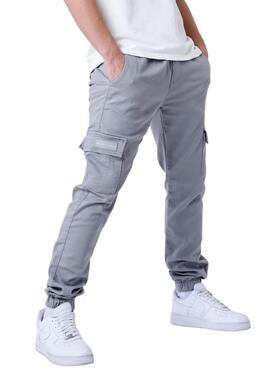 Pantalon Project X Paris gris cargo pour homme