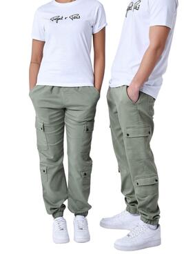 Pantalon Project X Paris cargo vert pour homme