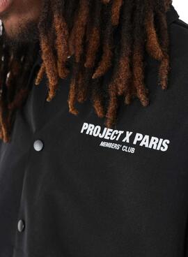Chemise surchemise Project X Paris Member noire pour homme