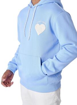 Sweatshirt Project X Paris Coeur bleu pour homme