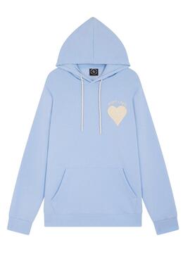 Sweatshirt Project X Paris Coeur bleu pour homme