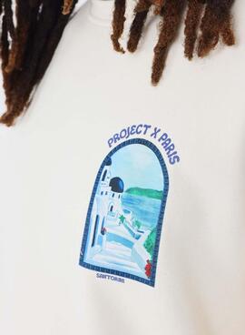 Sweat à capuche Project X Paris Santorini beige pour homme