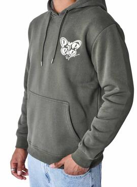 Sweat-shirt Project X Paris Papillon vert pour homme