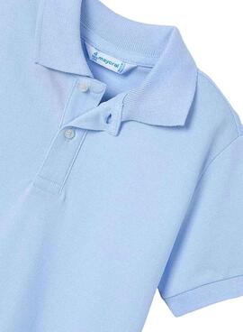 Polo Mayoral basique en granit bleu pour garçon