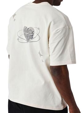 T-shirt Project X Paris Grafiti beige pour homme