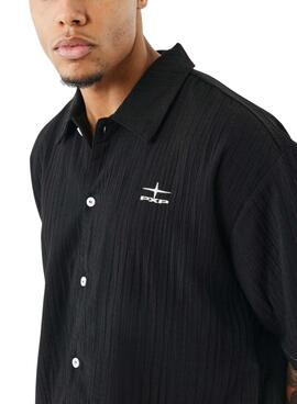 Chemise Project X Paris logo brodé noir pour homme