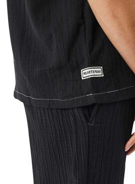 Chemise Project X Paris logo brodé noir pour homme