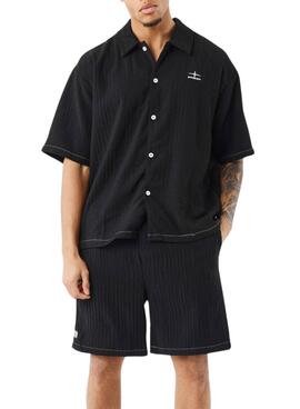 Chemise Project X Paris logo brodé noir pour homme