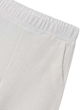 Pantalon large Mayoral de couleur beige pour fille