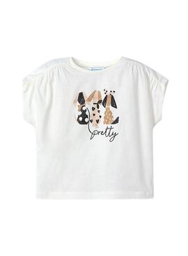 Ensemble Mayoral 3 pièces pour fille avec motif de chiens.