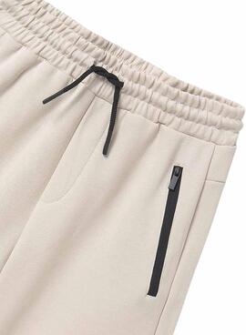 Athlétisme Mayoral Bermuda beige contrasté pour enfant