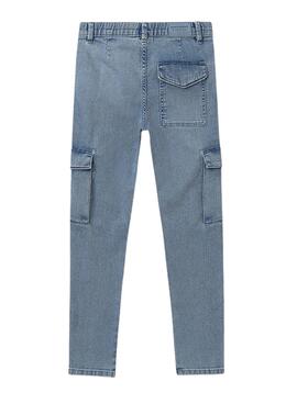 Jeans cargo Mayoral para niño, color Bleach.