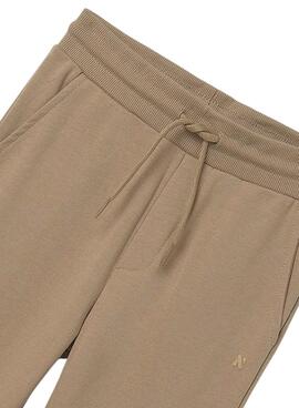 Pantalon de sport basique Mayoral camel pour garçon