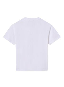 T-shirt Mayoral relief blanc pour garçon