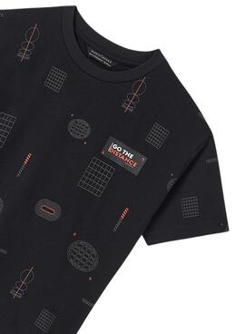 T-shirt Mayoral imprimée noir pour garçon