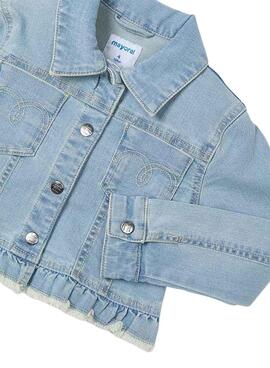 Veste en jean Mayoral Bleach avec volants pour fille