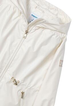 Coupe-vent Mayoral avec capuche beige pour fille