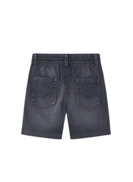 Bermuda Mayoral en jean suave gris para niño