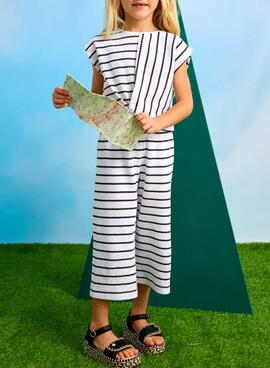 Ensemble de pantalon et chemise à rayures pour fille Mayoral
