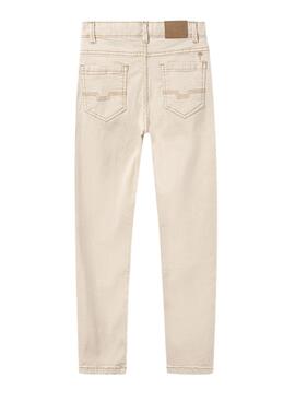Pantalon en toile de Mayoral beige pour garcon