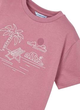 Maillot de plage brodé Mayoral pour garçon.
