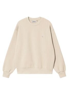 Sweat à capuche Carhartt Casey beige pour femme