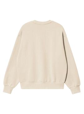 Sweat à capuche Carhartt Casey beige pour femme
