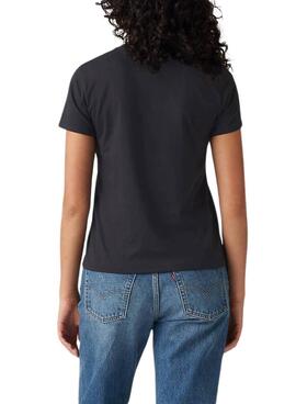 T-shirt Levi's The Perfect Tee Serif noir pour femme