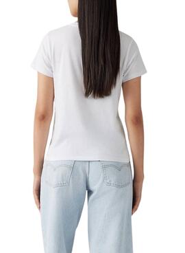T-shirt Levi's The Perfect Tee Serif blanc pour femme