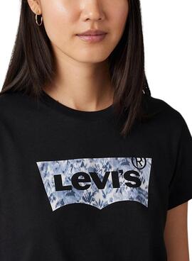 T-shirt Levi's The Perfect Tee Ophelia Floral noir pour femme