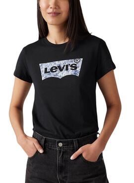 T-shirt Levi's The Perfect Tee Ophelia Floral noir pour femme