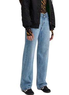 Jean Levi's Low Loose bleu pour femme