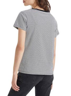 T-shirt Levi's Perfect V Neck rayures pour femme