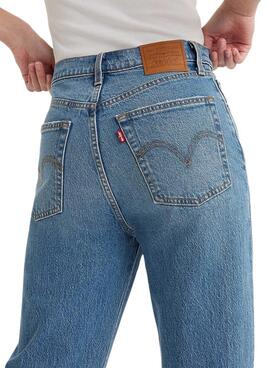Pantalon Levi's Ribcage Full Length bleu pour femme