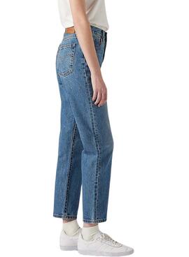 Jean Levi's 501 Crop bleu pour femme
