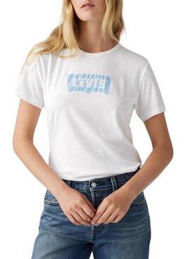 T-shirt Levi's Graphic Iconic Tee blanc pour femme
