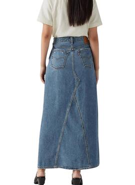 Jupe en denim Levi's Iconic bleue pour femme