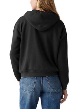 Sweat à capuche Levi's Everyday noir pour femme