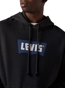 Sweat-shirt Levi's Premium noir pour homme.