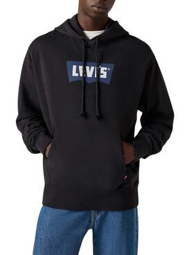 Sweat-shirt Levi's Premium noir pour homme.