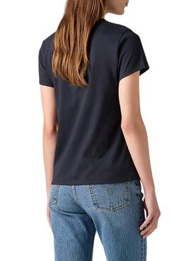 T-shirt Levi's Ananda Floral noir pour femme.