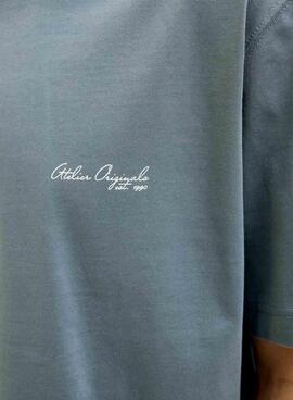 T-shirt Jack and Jones Islington gris pour homme